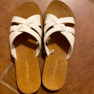 These sandals are brand new.